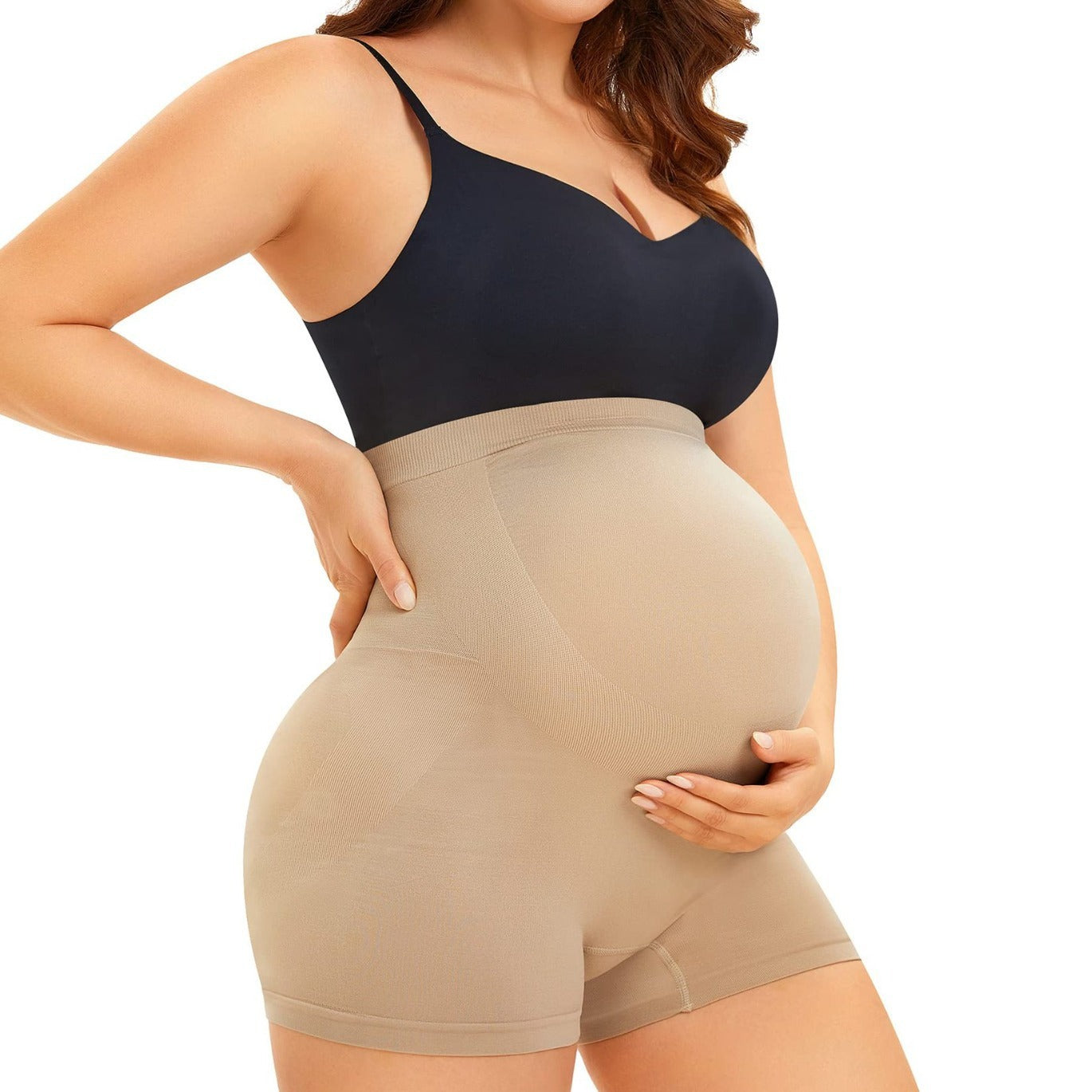 High-end Elastic Waist Shaping Maternity Pants